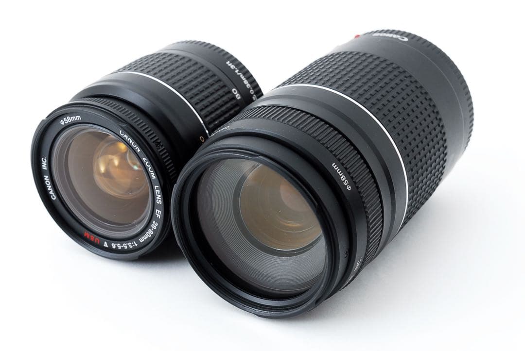 デジタル一眼レフカメラcanon kiss x10i標準&望遠ダブルレンズセット