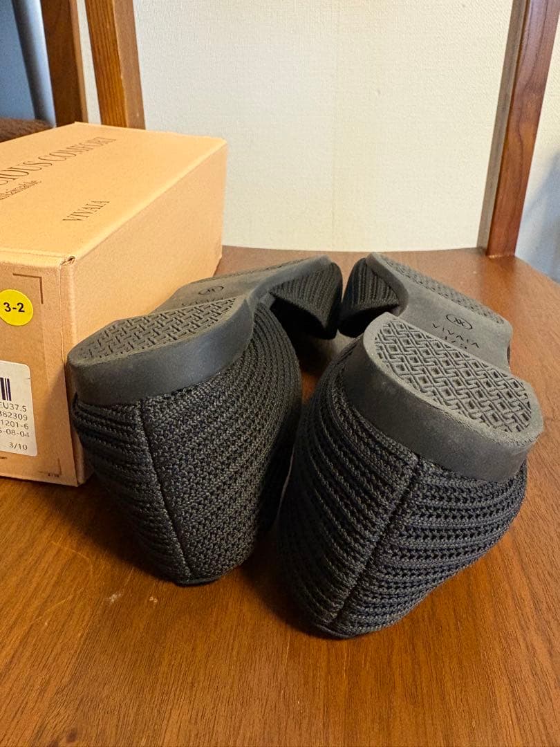 【匿名配送】VIVAIA MELIA Black EU37.5 フラットシューズ