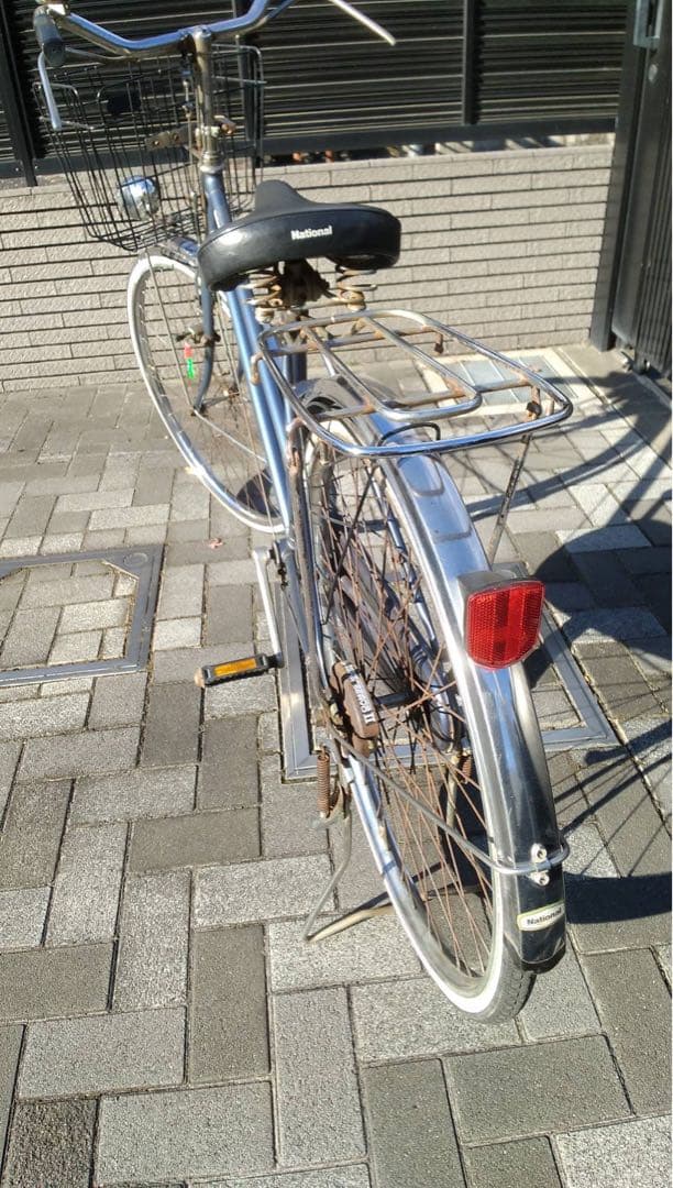 National ビンテージサイクル 前バスケット付き