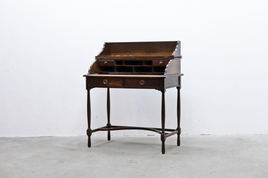 ヴィンテージ クラシカル ライティングビューロー デスク アンティーク