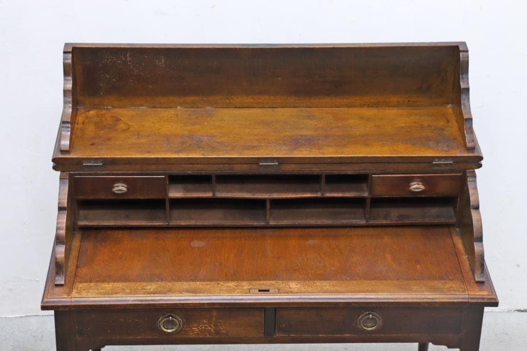 ヴィンテージ クラシカル ライティングビューロー デスク アンティーク