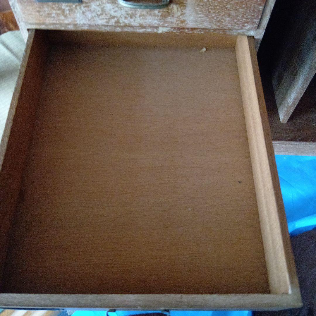 木製引き出しキャビネット 5段