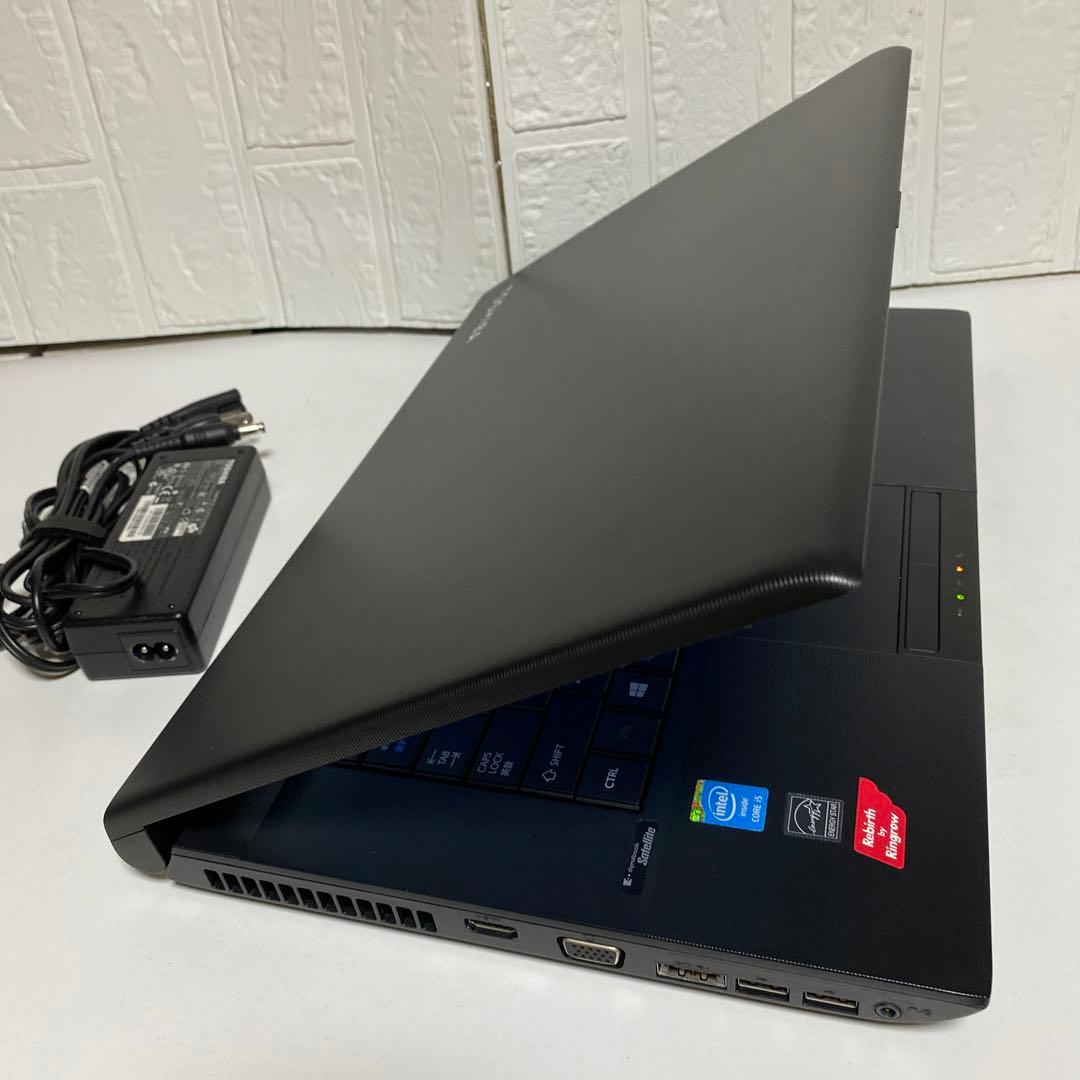 Windows11 オフィス2024年Webカメラ　Core i5東芝ノートPC