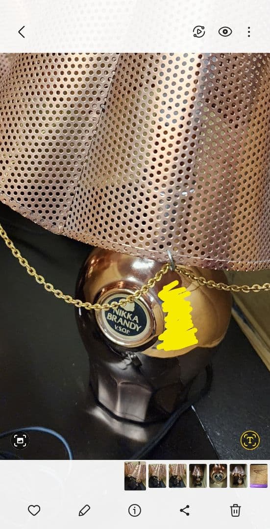 値下げ　昭和レトロ　ニッカ　ニッカブランデー　ランプ　2個セット　経年品