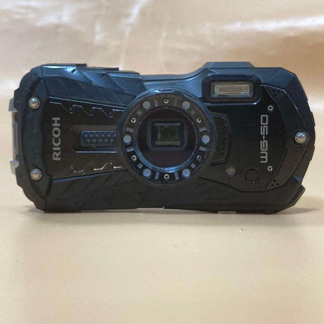 ◆SDカード付き◆RICOH WG-50 デジタルカメラ ブラック色