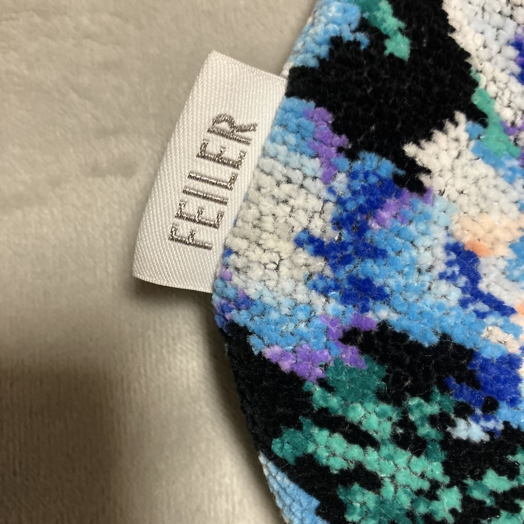 フェイラー　花柄刺繍ショルダーバッグ