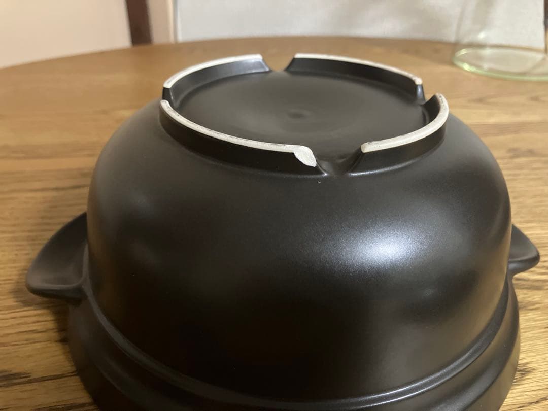 磁性鍋（電子レンジ専用調理鍋）　両手鍋　Mサイズ　※ハンドブック付