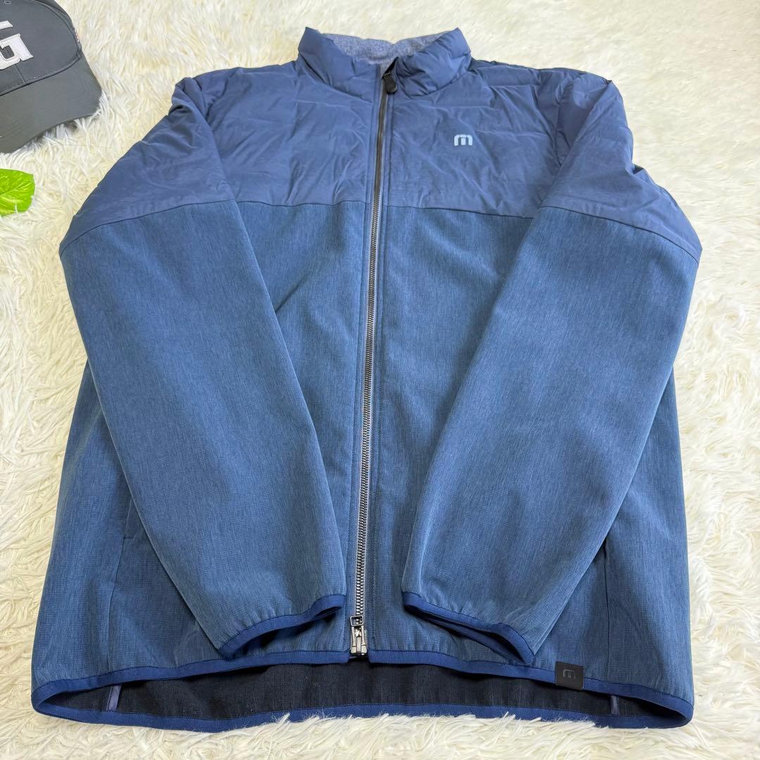 【トラビスマシュー】極美品 中綿ジャケット ネイビー XLサイズ メンズ