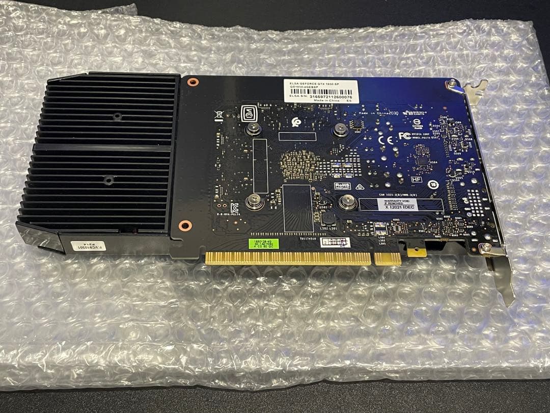 グラフィックボード・グラボ・ビデオカード ELSA GeForce GTX1650 SP V2 GDDR5 4GB