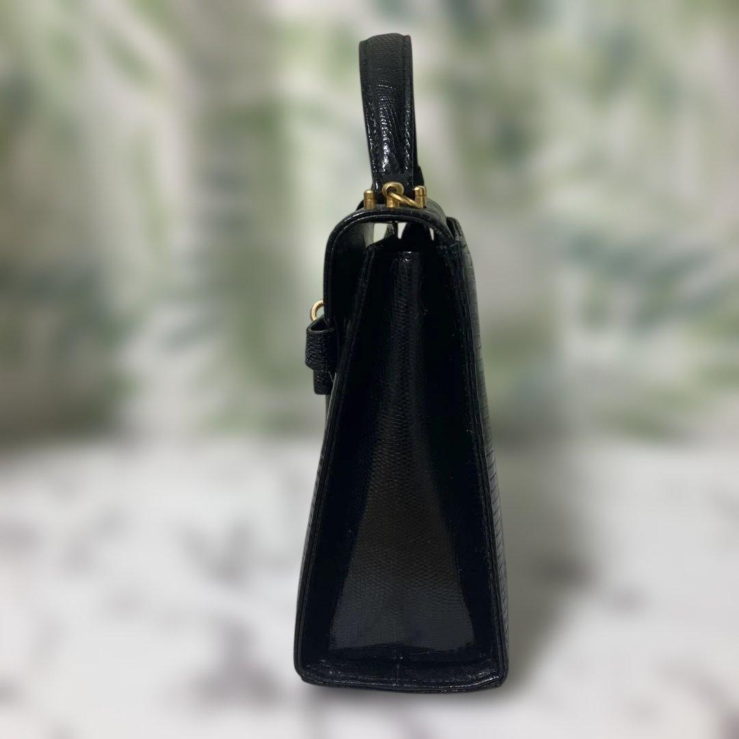 creazione ハンドバッグ 革製 リザード 南京錠・鍵付き クレアツォーネ