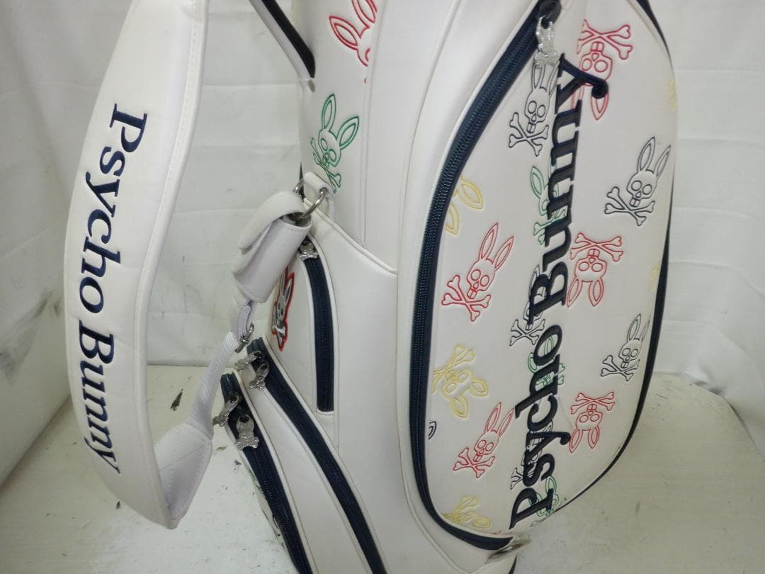 Psycho Bunny★サイコバニー★9.0型★良品★カート(WH×マルチ)