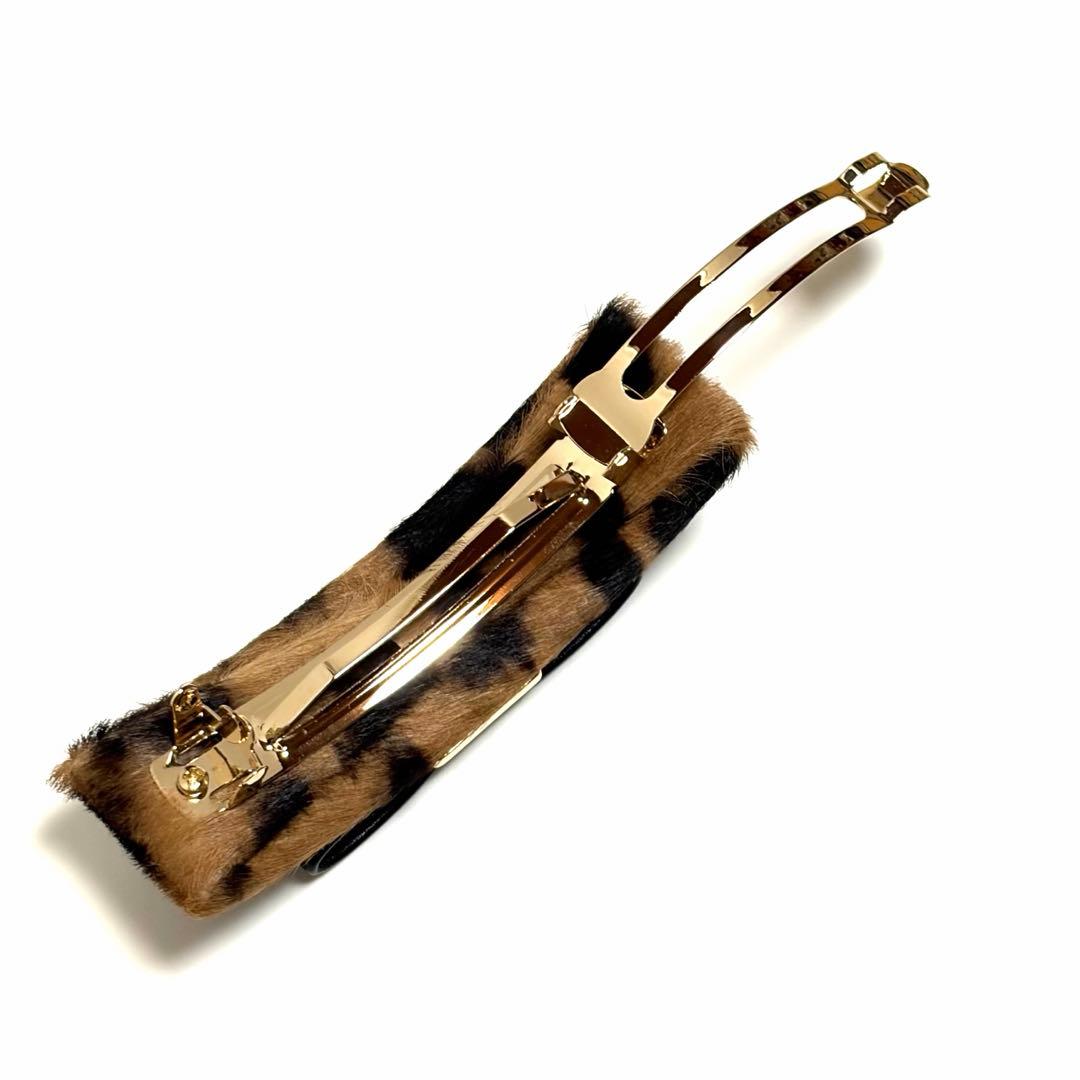 Ferragamo バレッタ ヴァラ レザー ポニーカーフ アクセサリー 美品