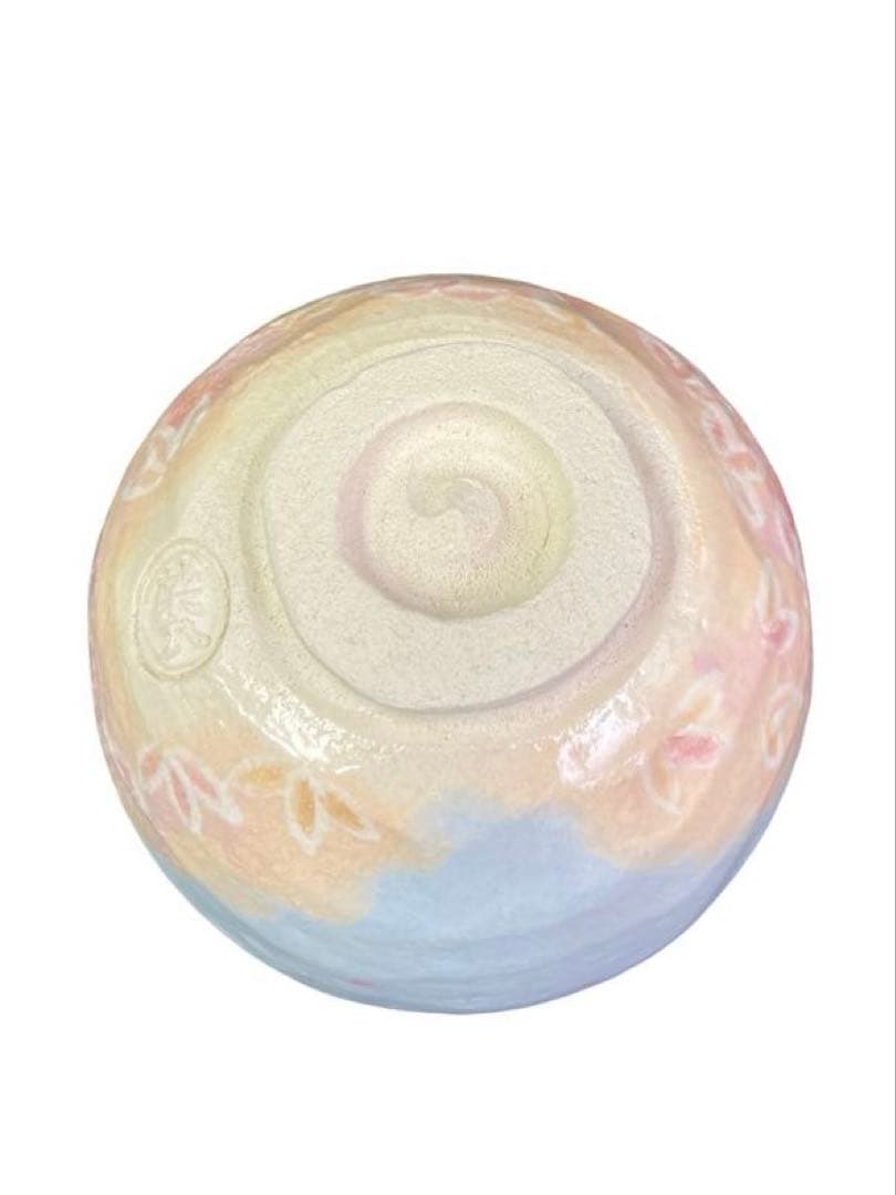 茶碗　楽焼　夢見る猫　吉村楽入　抹茶茶碗　抹茶碗　茶道具　抹茶