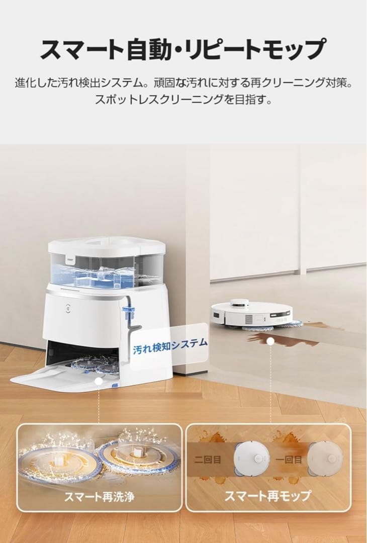 エコバックスDEEBOT T30 PRO OMNIホワイト DDX14-12EE