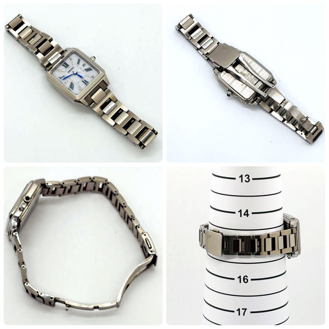 【美品】セイコー ルキア 1B22-0CF0 シルバー 動作良好 腕時計