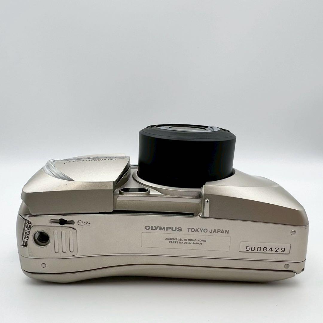 【完動品 美品】OLYMPUS μ ZOOM140 フィルムカメラ 動作確認済