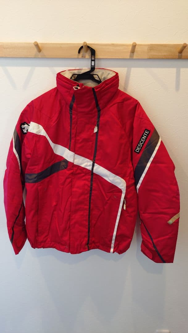 デサント　スキーウェア　上下　メンズ　S レッド