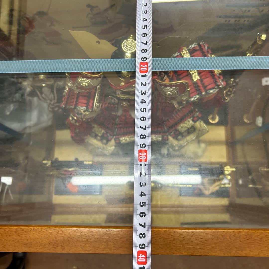 五月人形　大将飾り　亀甲　兜　刀　初陣　オルゴール付き