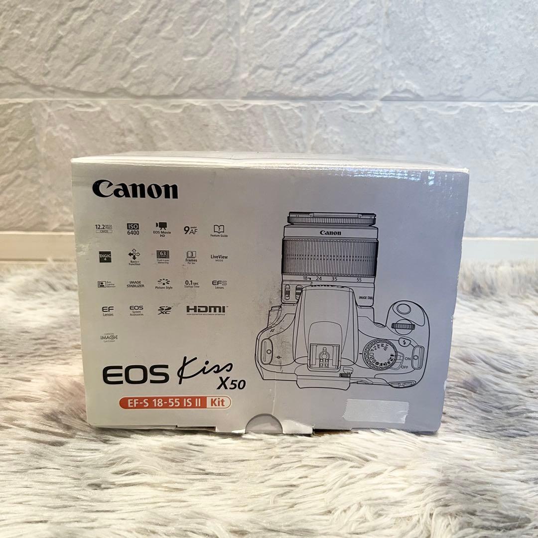 Canon デジタル一眼レフカメラ EOS Kiss X50 レンズキット
