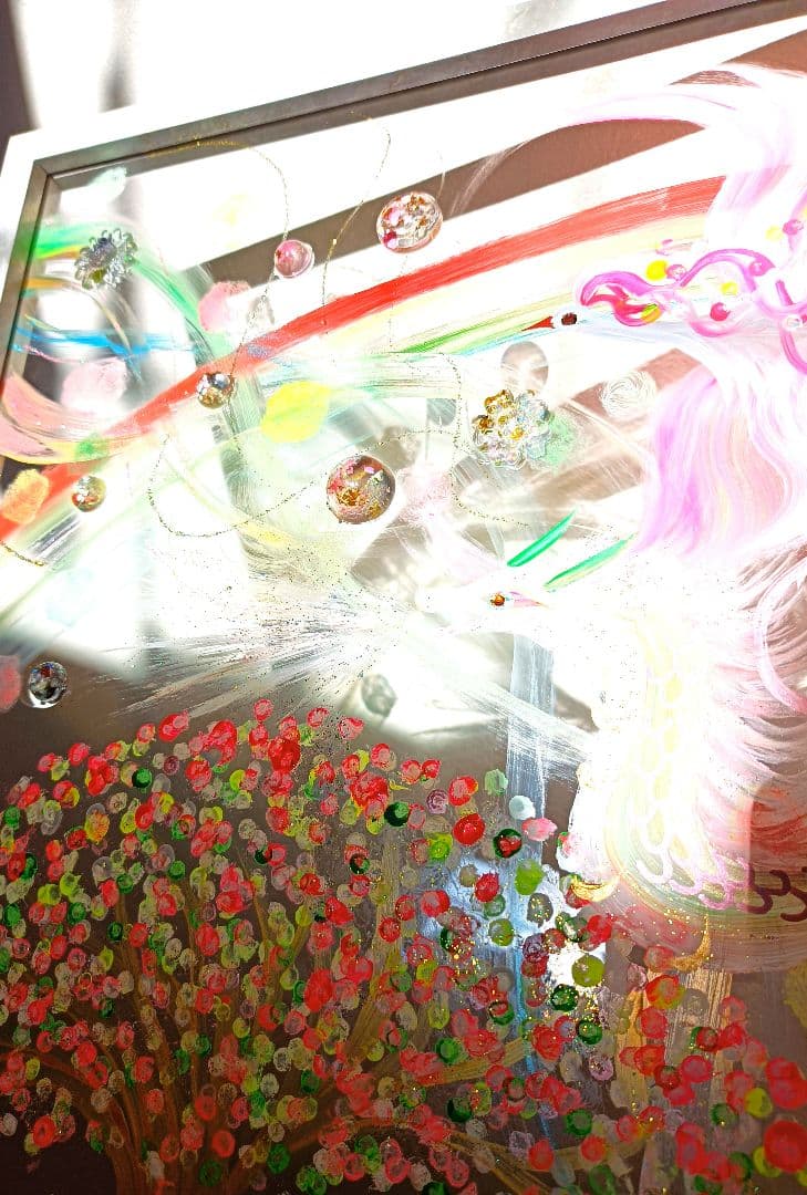 ぽっかぽかページ　開運絵画　❀実りの春最強コンビ特大絵画❀