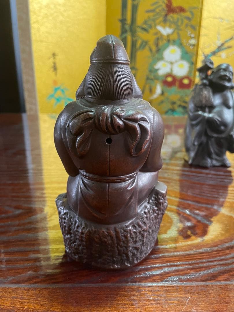 備前焼　大黒、布袋、恵比寿セット