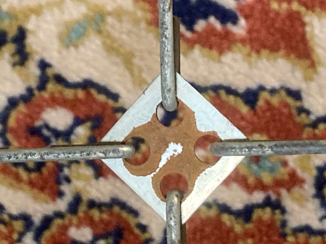 【アンティーク シングルベッド】とても丈夫な折れ足ベッド　※直接引取割引あり