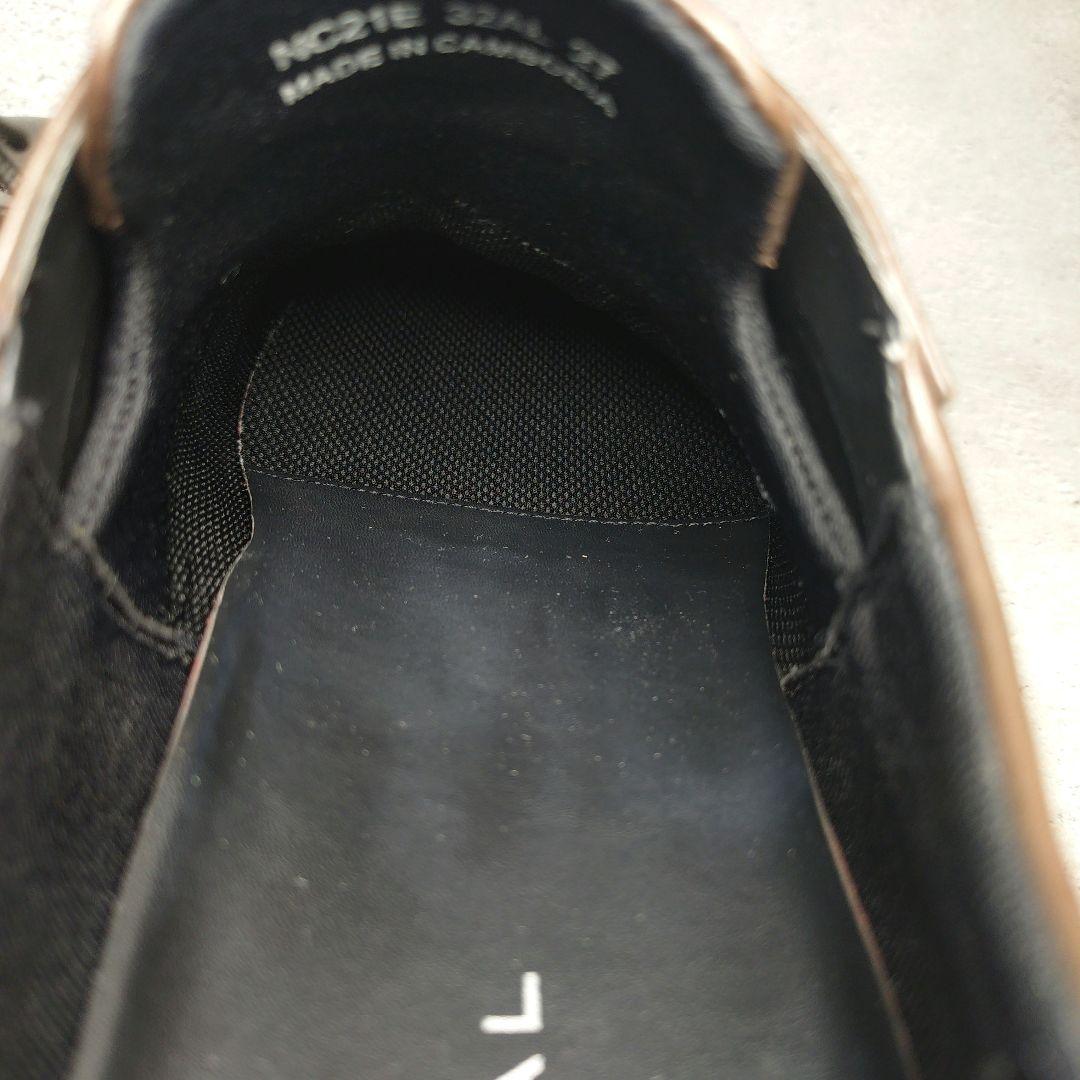 【人気定番デザイン】極美品 REGAL【27】レザードレススニーカー ビジカジ