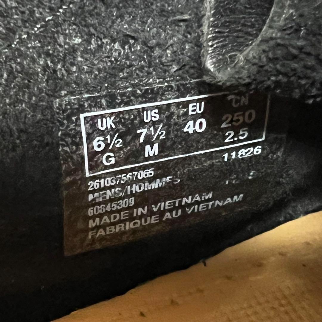 クラークス Clarks ワラビー ブラック レザー 25.0㎝