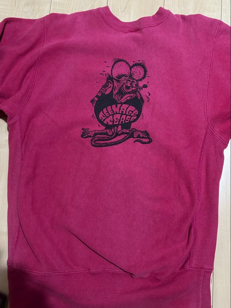 チャンピオン リバースウィーブ USA製 ラットフィンク スウェット