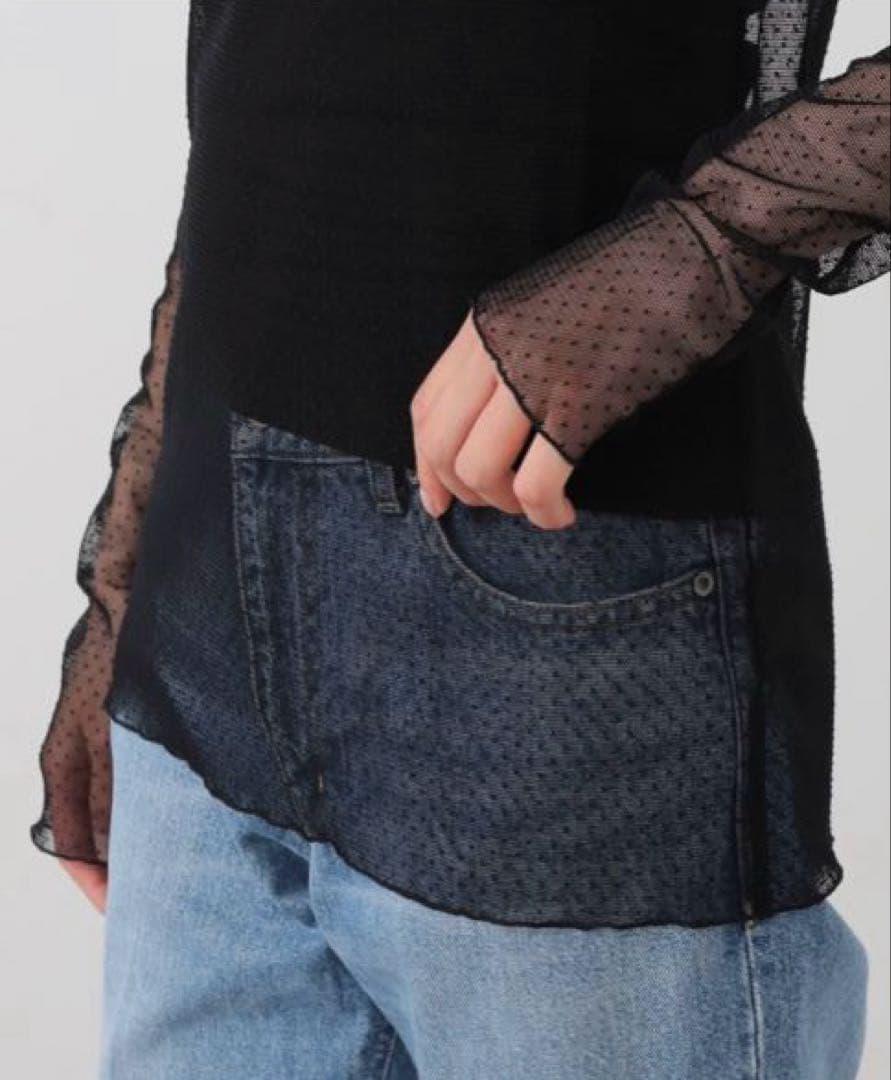 ColPierrot／コルピエロ ドットシアーブラウス