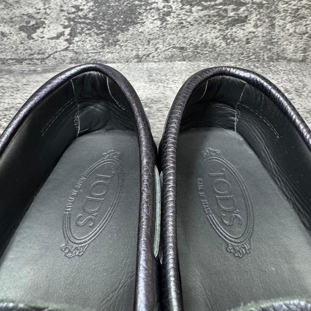 【大特価】TOD'S トッズ ゴンミーニ レザー ドライビングシューズ ネイビー