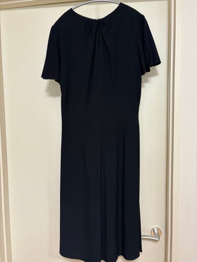 PRADA ネイビー 膝丈ワンピース 半袖