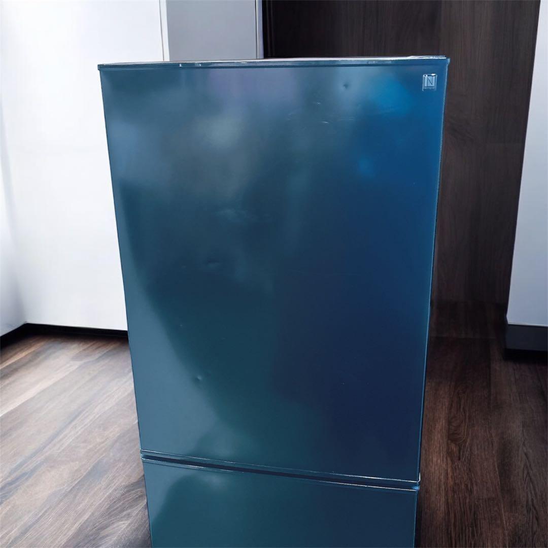 ★送料設置費込み★2024年製ニトリ２ドア140L冷蔵庫ブラック黒