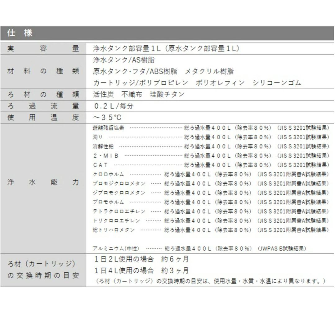 新品未使用✨　ガイアの水135 　ポット型浄水器　カートリッジ　 2個セット