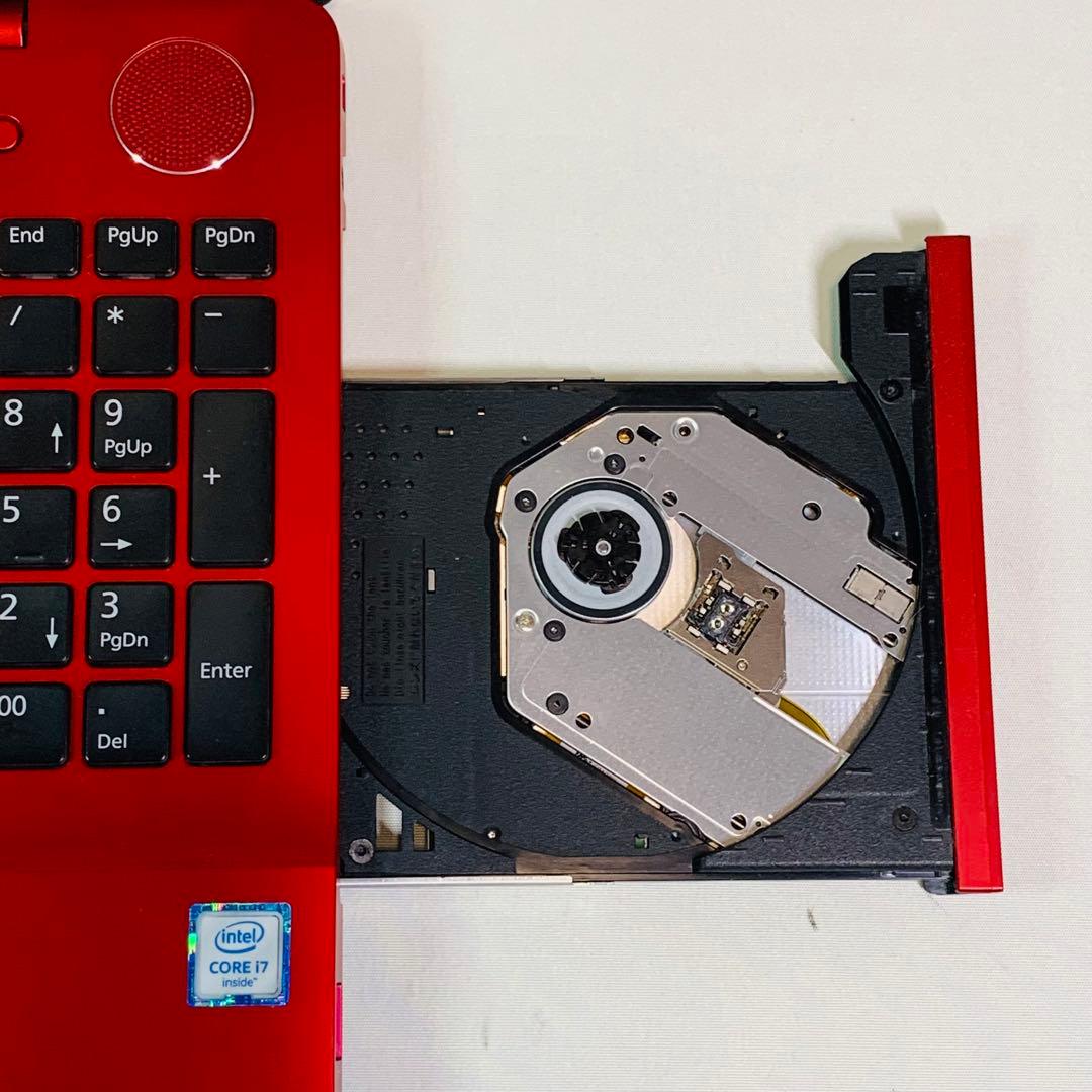 Core i7✨SSD1TB✨16GB✨Windows 11✨赤✨ノートパソコン