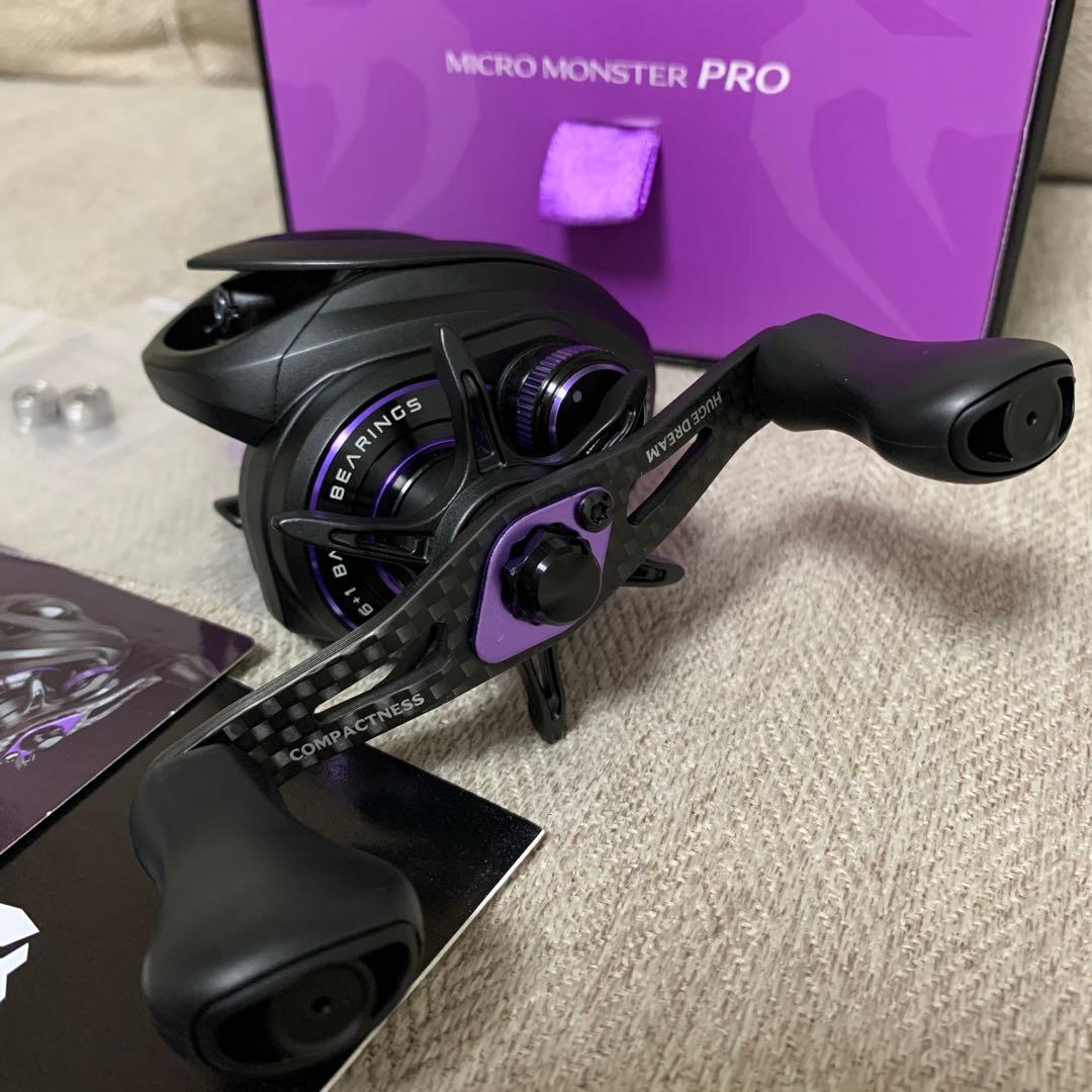 人気 kingdom MICRO MONSTAR PRO 左巻き ベイトリール