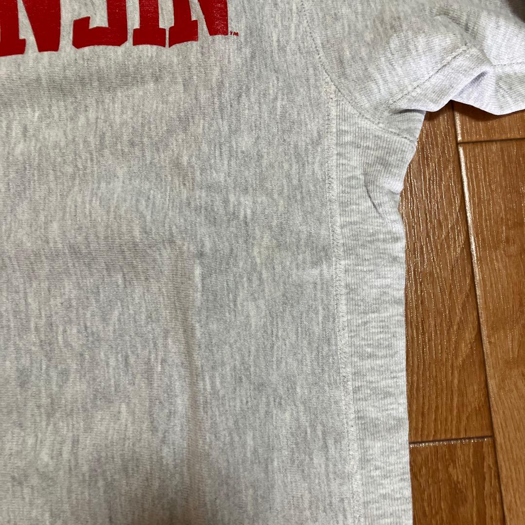 WISCONSIN USA製 リバースウィーブ スウェット チャンピオンL