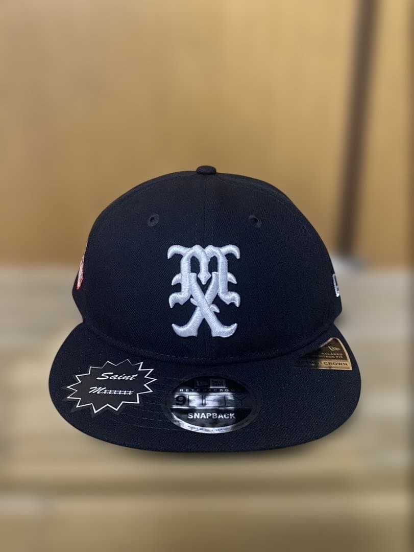 帽子 SAINT Mxxxxxx NEWERA CAP BLACK