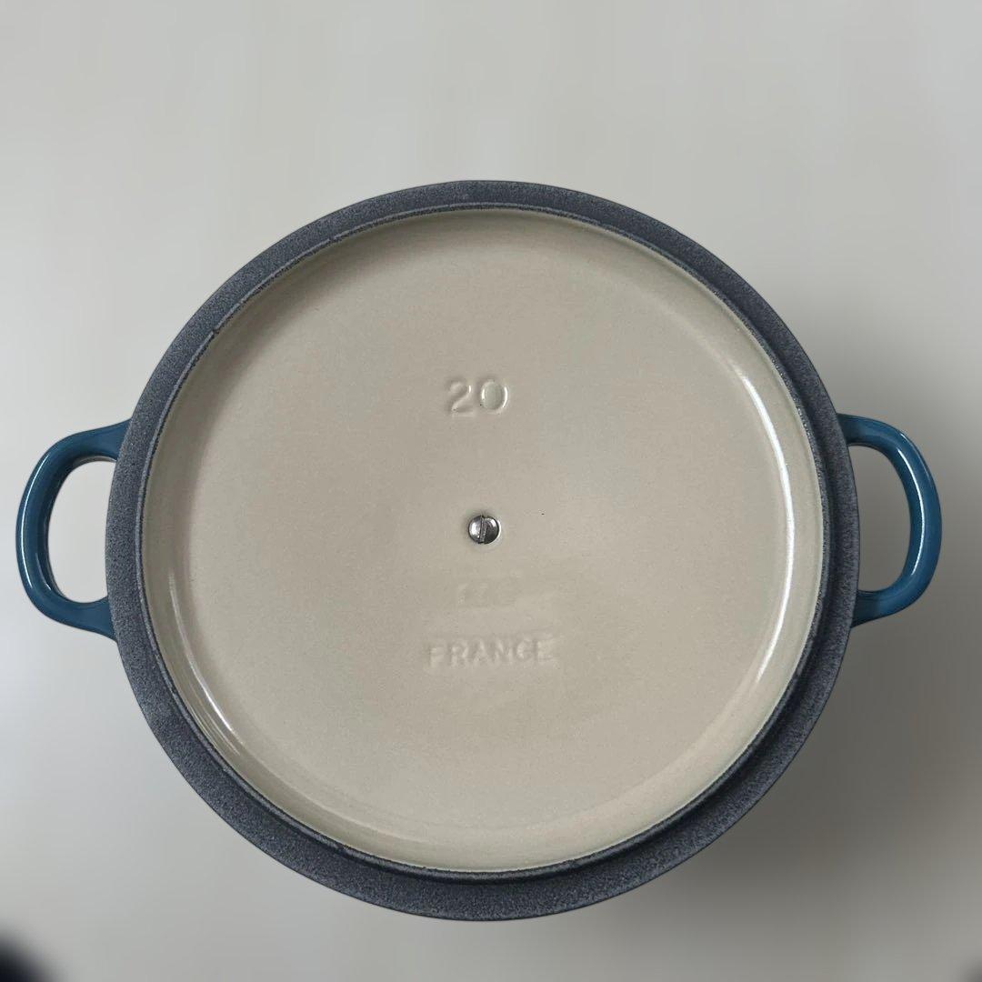 LE CREUSET ココットロンド 両手鍋 20cm 箱付き