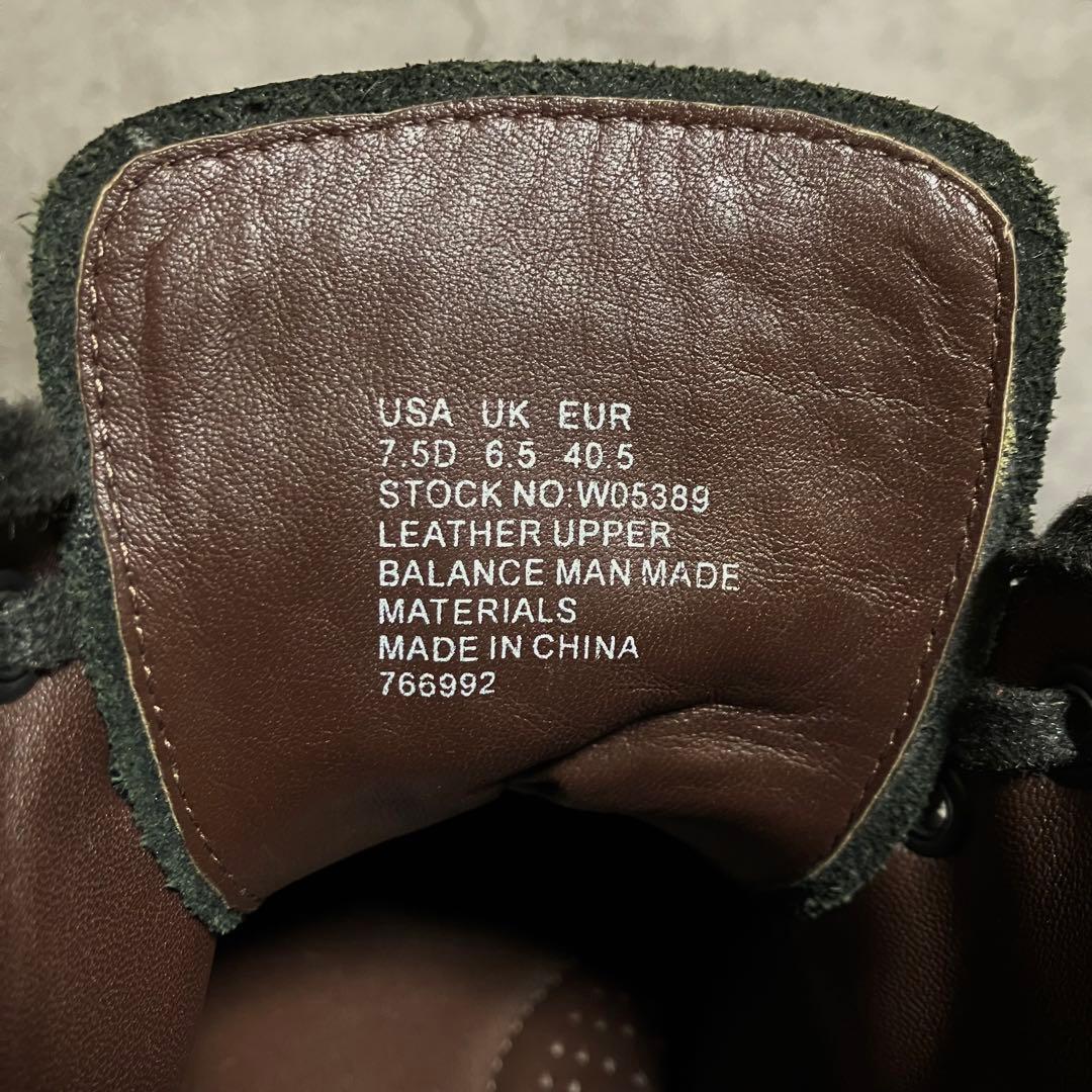 極美品　ウルヴァリン　1000マイルブーツ　ワークブーツ　ブラック　2253