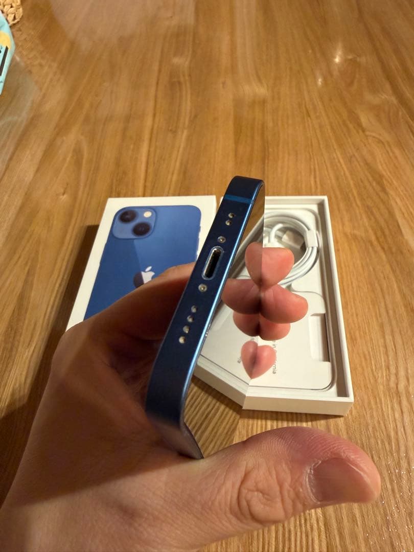 【美品】iPhone 13 mini 256GB ブルー SIMフリー 本体