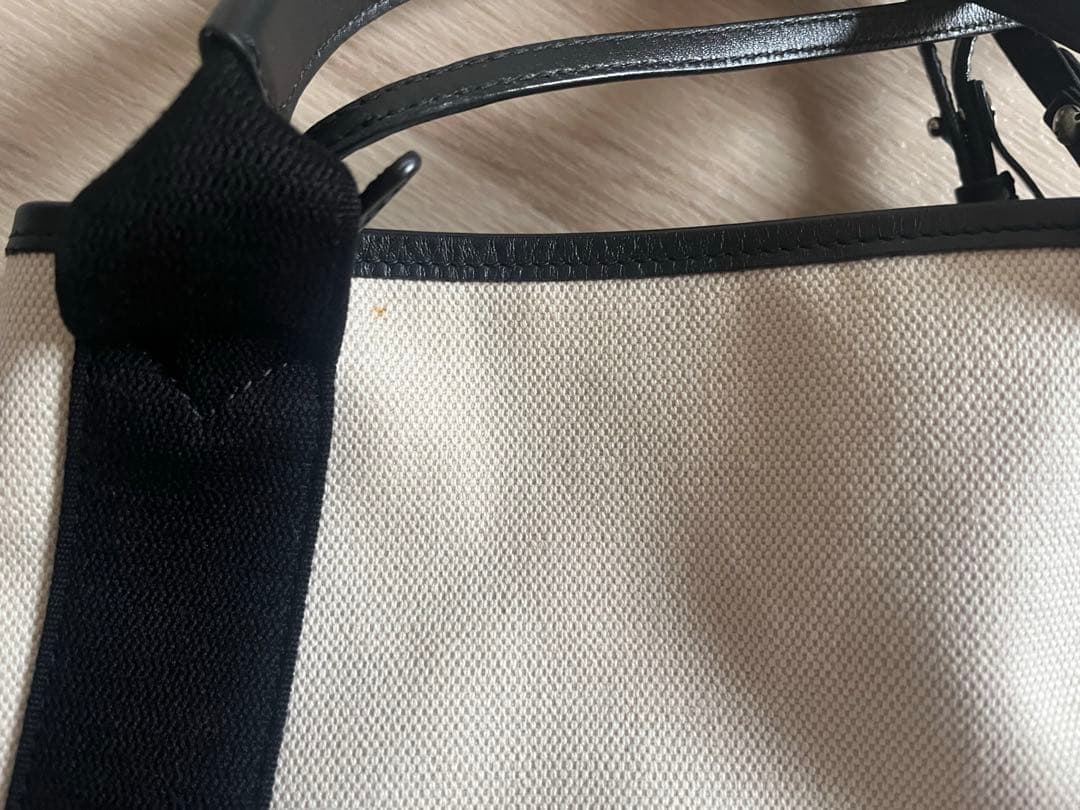 バレンシアガ　ネイビーカバス　2way キャンバスバッグ