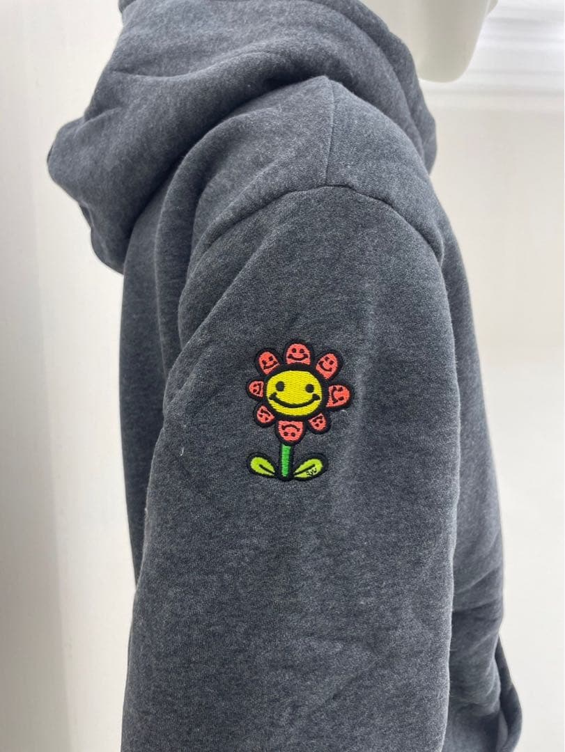 エリートグリップ　ROUGH WATERS フード付パーカー グレー　L 新品