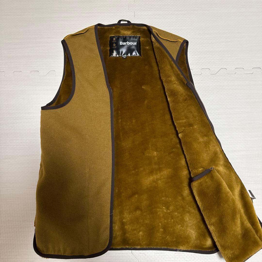 Barbour インナーベスト ブラウン 38 ビデイルSL
