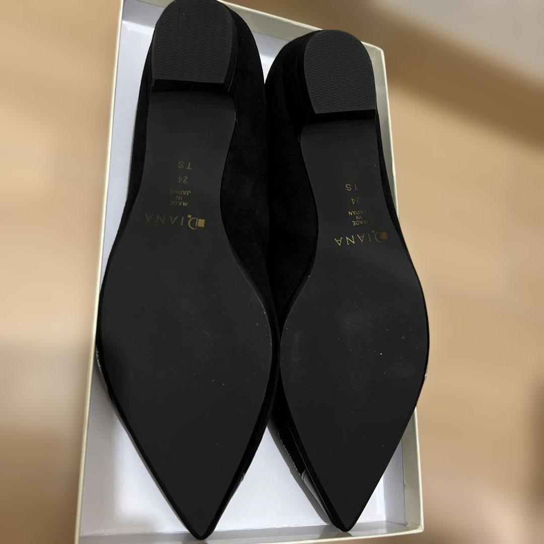 【新品未使用】DIANA Disney コラボ　ミッキー　パンプス　24センチ