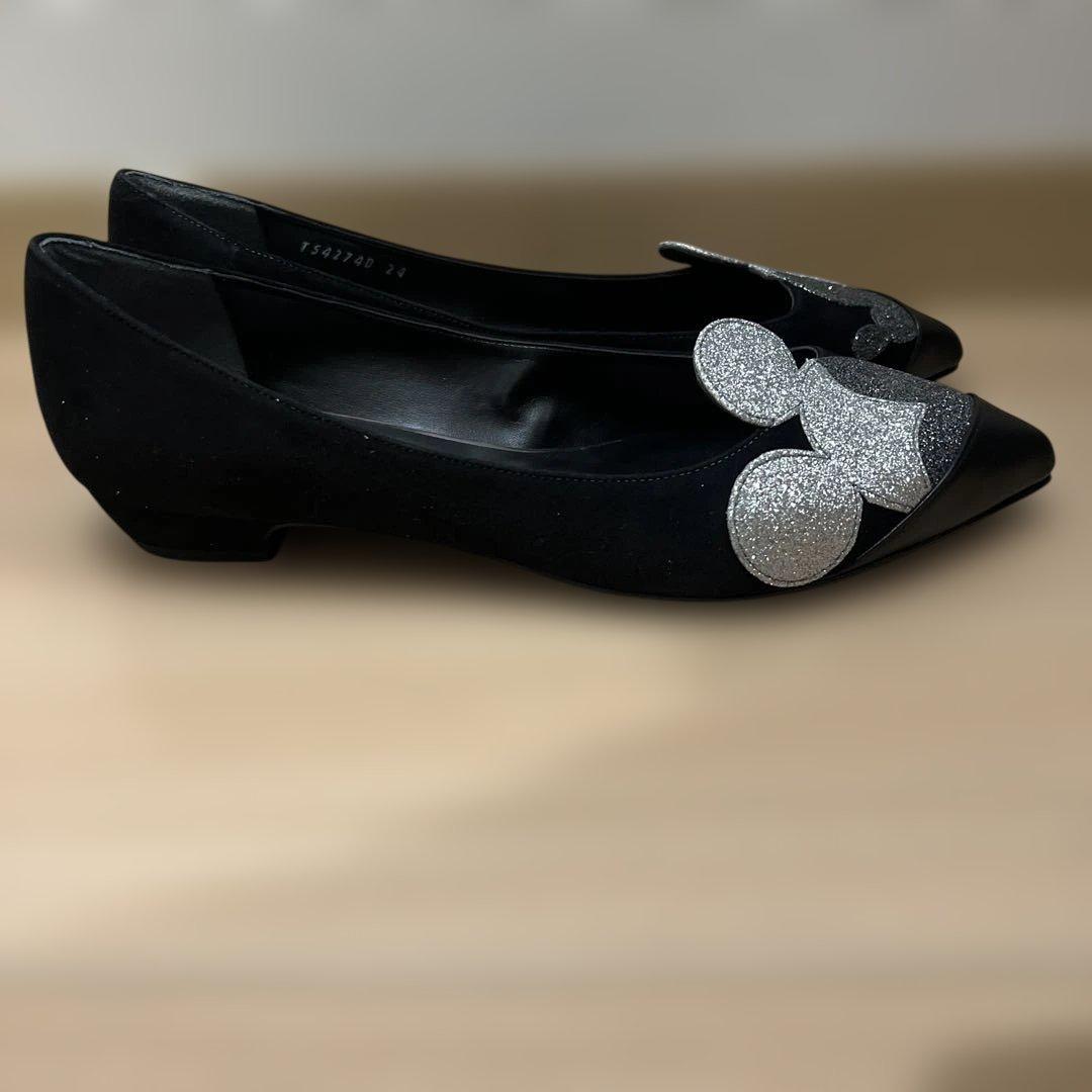 【新品未使用】DIANA Disney コラボ　ミッキー　パンプス　24センチ