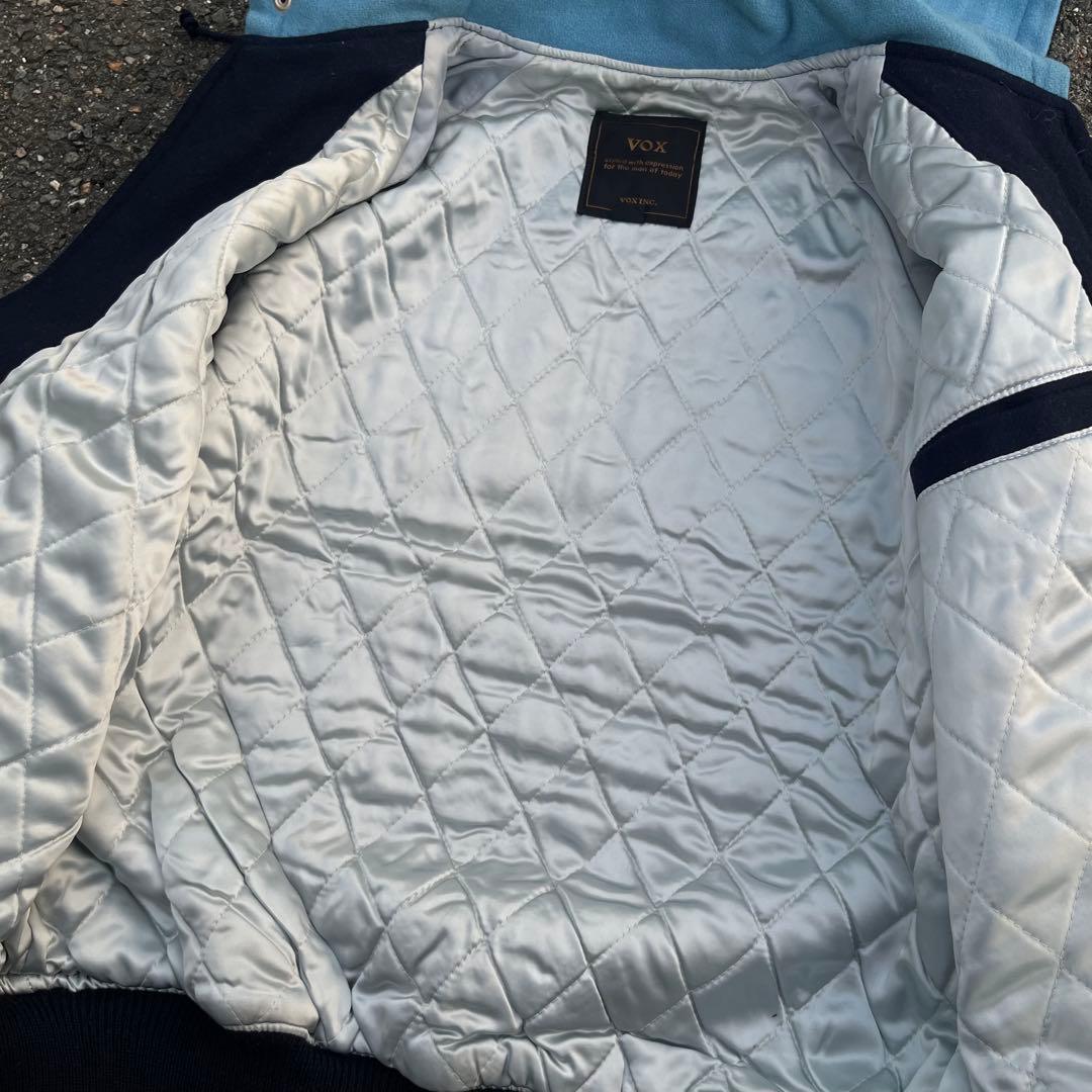 vintage ウール　スタジャン　短丈　y2k LA シティー　80s 90s