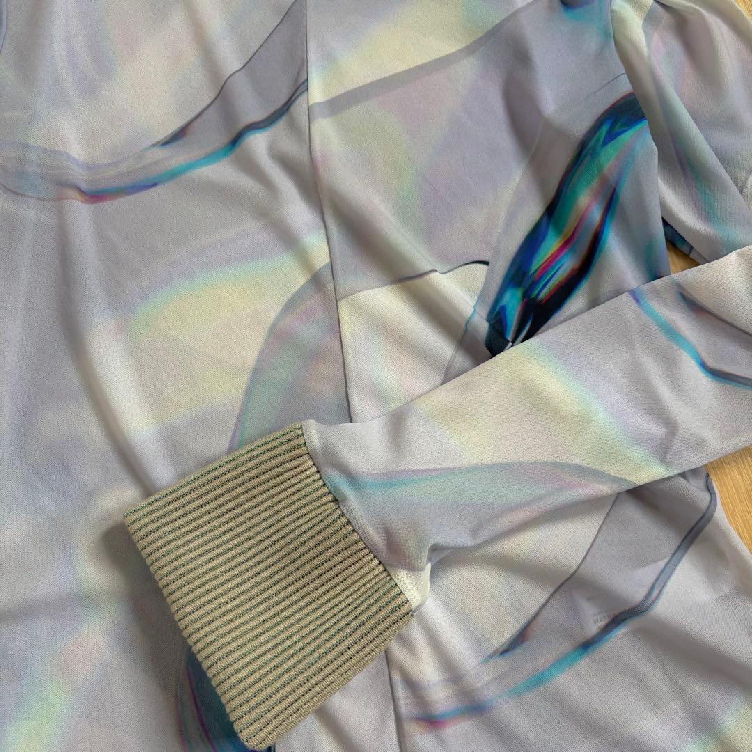 HATRA Hi Oyster トップス　ホワイト　パープル