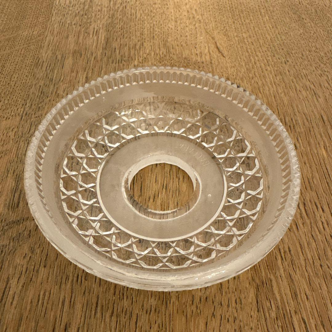 フランスアンティーク　オールドバカラ　ミニシェード　ペンダントランプ