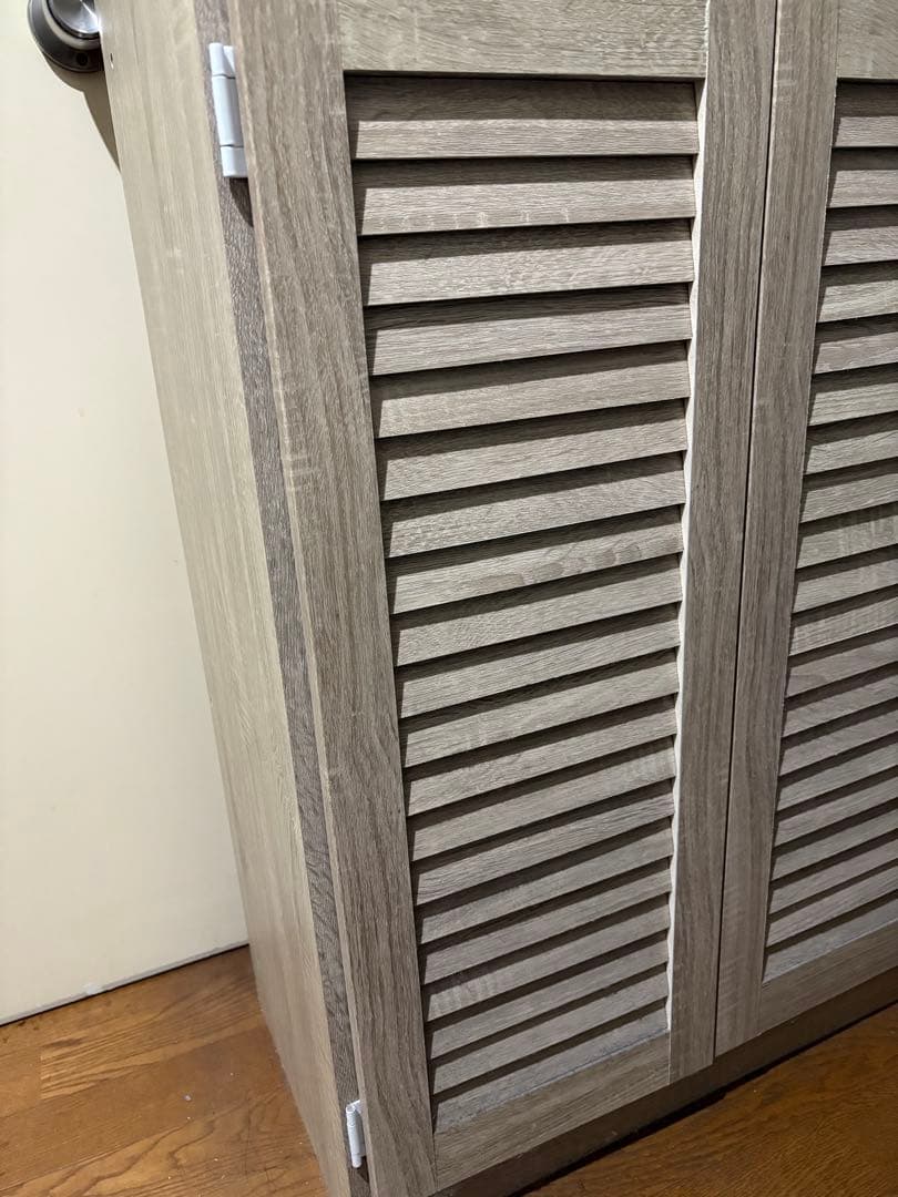 下駄箱 シューズラック 4段 組み立て完成タイプ